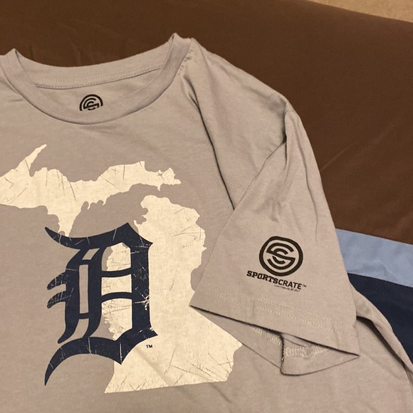 Detroit Tigers Sportscrate Limited Edition T-Shirt Gray Size Medium - Picture 5 of 5